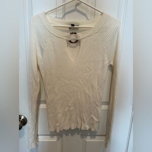 Express keyhole sweater
